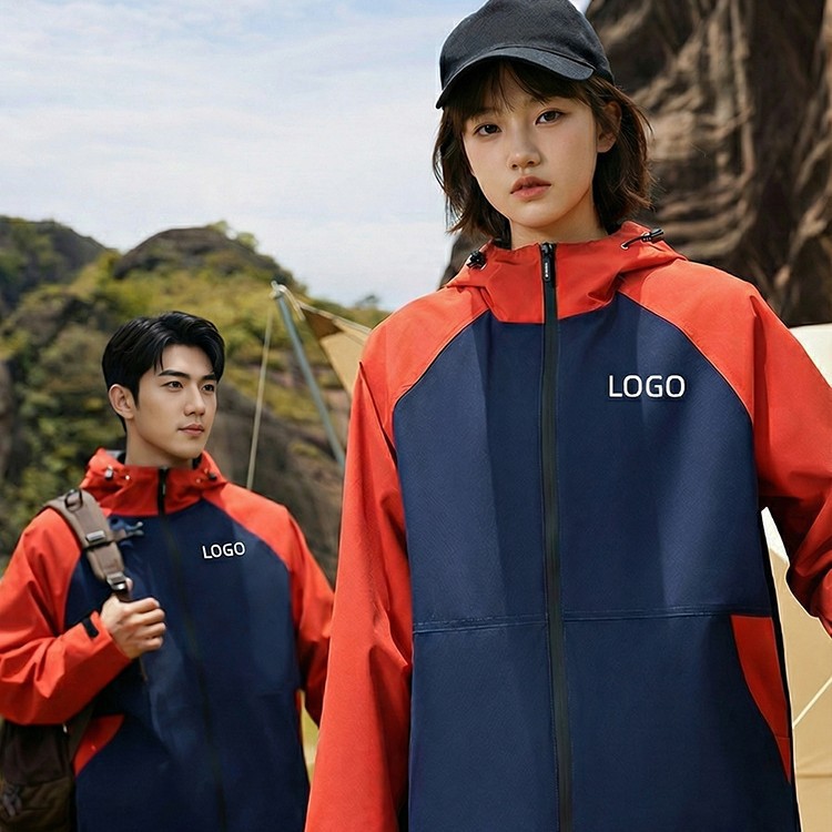 Autumn and Winter Outdoor Jackets with Custom Printed Logos, Group Work Clothing, Thin Breathable Jackets, Custom-Made Anti-Static