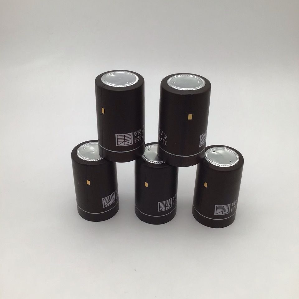 pvc热缩帽封口红酒胶帽厂家可直供收缩膜红酒瓶塑料封口膜撕拉条
