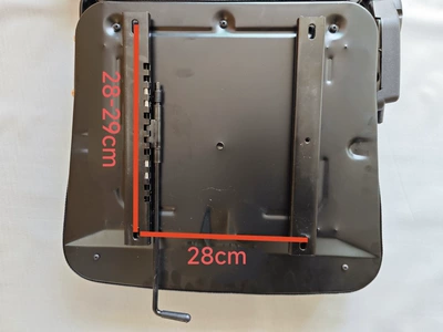 Heli Forklift, Other vehicle seats - seat-mounting-hole-spacing-2828