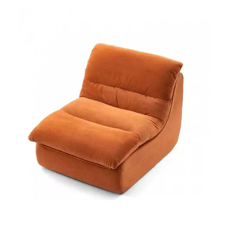 Vacuo comprimido casual silla individual peluche tela de peluche sala de estar balcón paquete de bobinado sin esqueleto esponja sofá perezoso