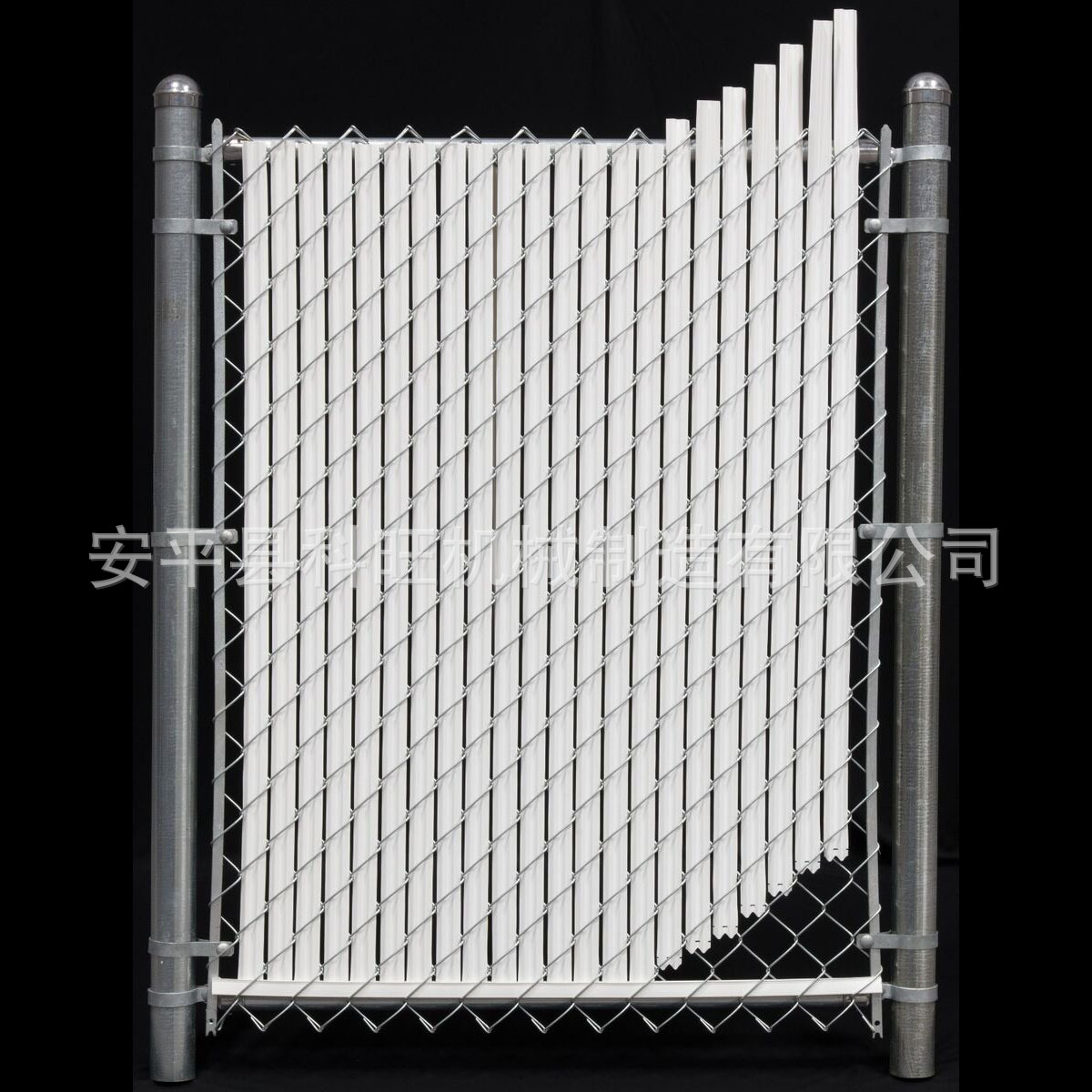 Malla de alambre de cadena estilo americano para paisajismo, jardín y protección de patios, venta directa de fábrica, valla de privacidad.