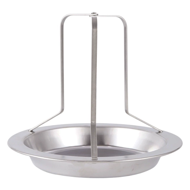 Жареная курица из нержавеющей стали наружная многофункциональная портативная складная подставка для барбекю BBQ тарелка для жареной курицы древесный уголь