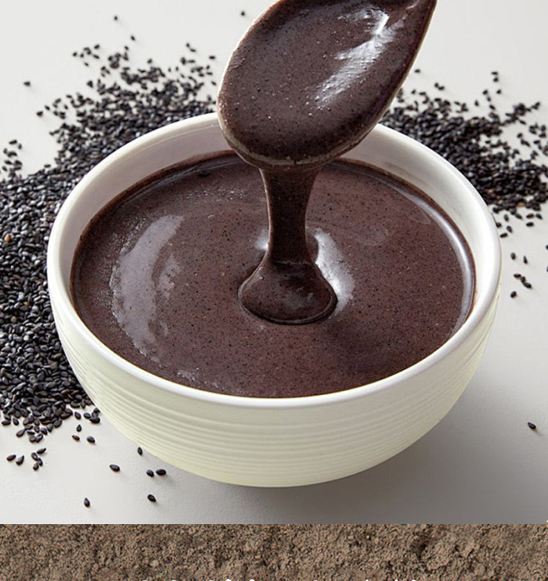 Black Sesame Walnut Mulberry Powder Hei Zhi Ma instant breakfast drink 400g can no added sucrose key features
