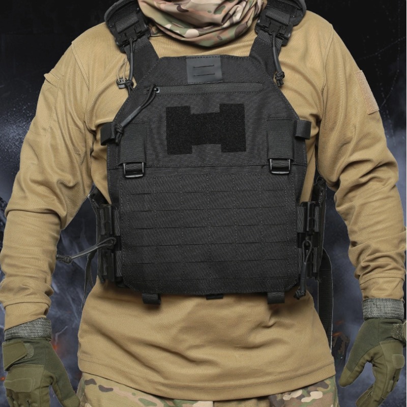 Camuflaje de campo transfronterizo chaleco de entrenamiento táctico multifuncional chaleco de protección de fanáticos militares chaleco de desmontaje rápido chaleco de chaleco