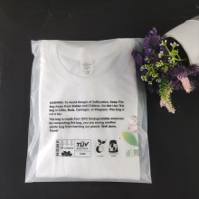 磨砂半透明可降解服装袋环保袋 外贸出口pla全生物降解自粘袋现货