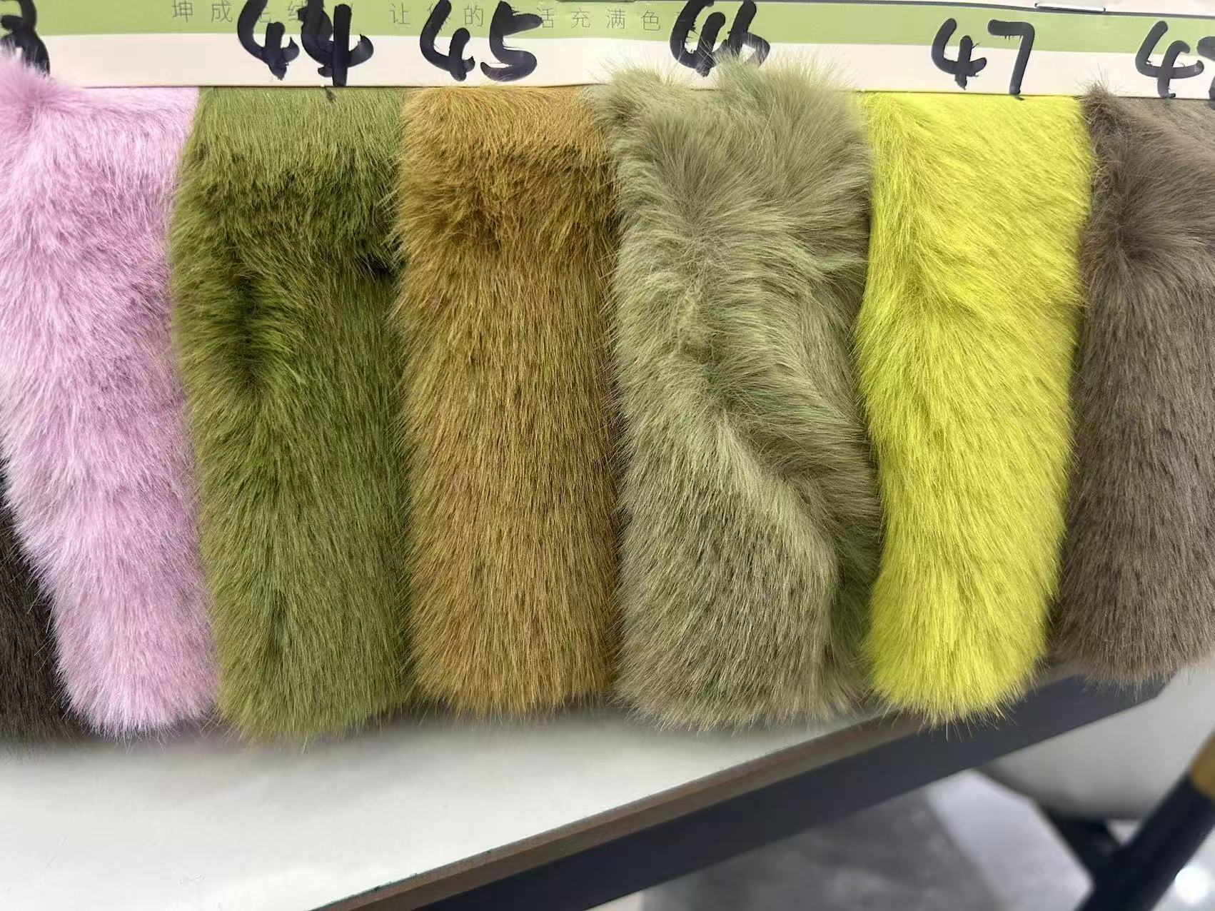 Terciopelo de visón encriptado de 800g, tela de terciopelo jade fox para zapatos, bufandas, alfombras, ropa, fabricante de telas de pelo alto y bajo