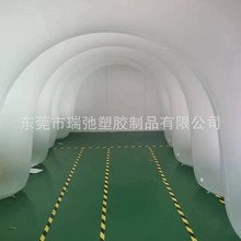 PVC充气喷水彩虹拱门彩虹喷水桥户外草坪装饰