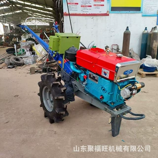 电启动农用手扶犁地机 大棚果园旋耕除草还田机 20马力手扶拖拉机