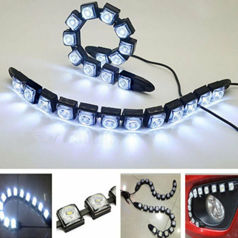 New Flexible Snake-Shaped High-Brightness Car Led Daytime Running Light Modification Light Car Headlights Daytime Running Light Strip