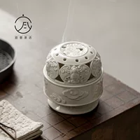 Чай Yi Po Трава Деревянная Зла Wufu Xiangyun курильница керамический рельеф агаровая сандаловая печь бытовая благовония