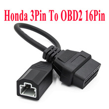 ܇zyxHonda 3 Pin To 16Pin extension Cable OBDL