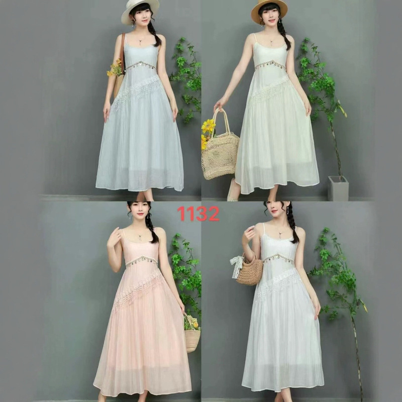 New Yunnan Guizhou Tassel Sequins Tight Waist Slimming Sling dress Tourism Ethnic Clothing New Yunnan Guizhou Tassel Sequins Tight Waist Slimming Sling dress Tourism Ethnic Clothing