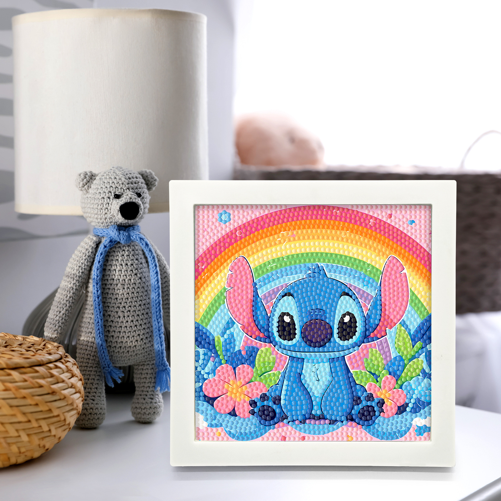 Diamante dibujos animados perimetrales DIY puntuales manuales perforación pintura decorativa soporte de plástico puede ser distribuido al por mayor