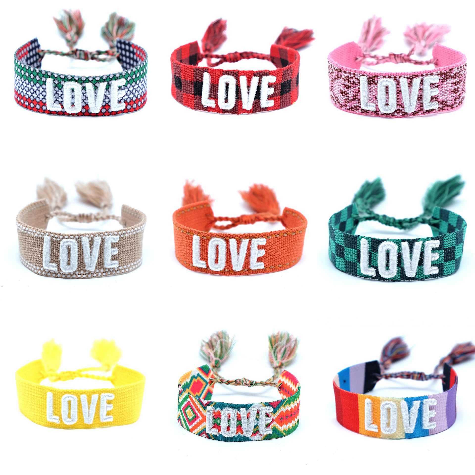 7g Weight Stretch Adjustable Clasp Closure Type Drawstring Bracelets Classification Polyester Chain Material Cord String Chain Type 1 Piece Quantity Holiday, Daily Occasion cord Material Heart Shape Pattern All Seasons Season Women's Gender Casual Style, Simple Style style Casual Style Simple Style Heart Shape Cord Cord String Stretch Adjustable String Bracelets Wholesale 2