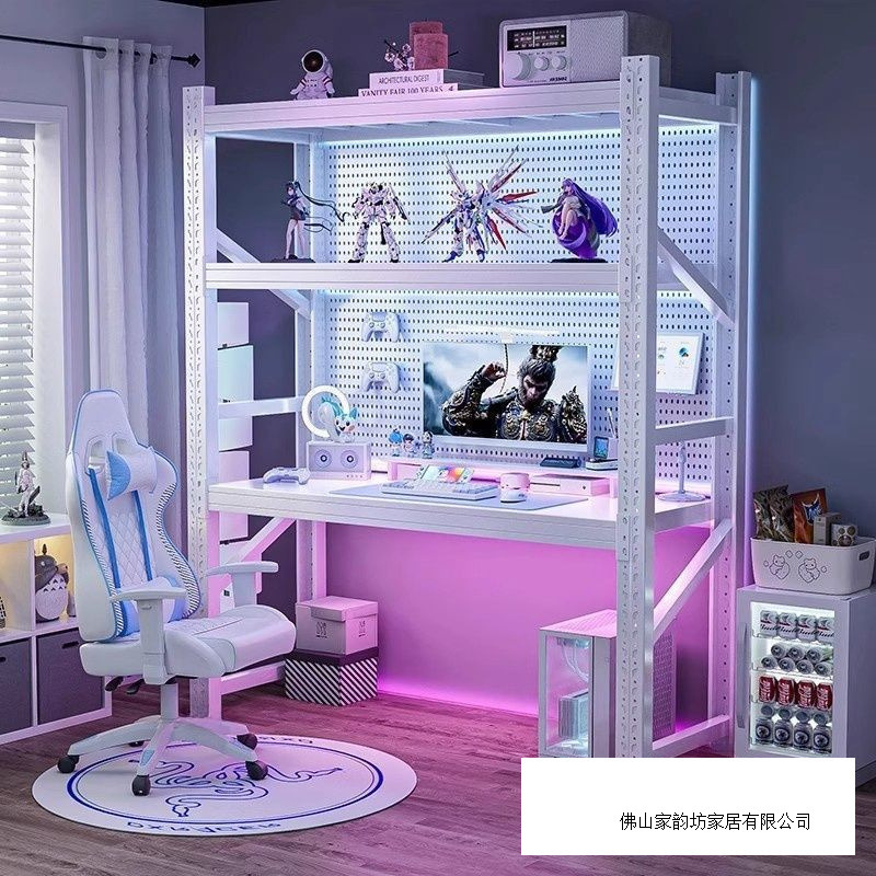 Computer Desk for Home Use, Adjustable Height Gaming Desk, Rental House Study Desk, Bedside Storage Desk, Workbench, Shelf, Writing Desk Computer Desk for Home Use, Adjustable Height Gaming Desk, Rental House Study Desk, Bedside Storage Desk, Workbench, Shelf, Writing Desk