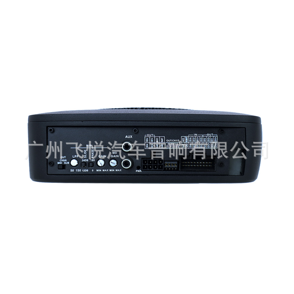 New car audio lossless ultra-thin gun DSP function 6.1 super power plug and play subwoofer