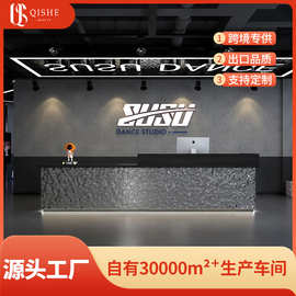 高端美容院收银台服装店美发店烤漆前台接待台医美口腔诊所吧台桌