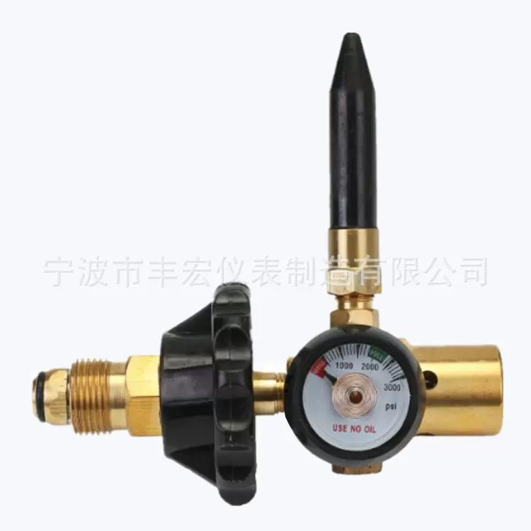 厂家批发减压器 中型带手轮氦气减压阀 充气球氦气减压器