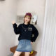 Round Neck Sweatshirt Women's Spring and Autumn Trendy Brand Loose Jacket Versatile Handsome Couple Sweatshirt Loose Slimming Top