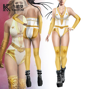 European and American New Movie Cosplay Starlight Annie Halloween Stage Performance Suit Bodysuit Jumpsuit