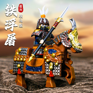 Chinese Ancient Series Heavy Armor Iron Pharoto Collector's Edition Assembled Building Blocks Toy Military Man in stock Gift