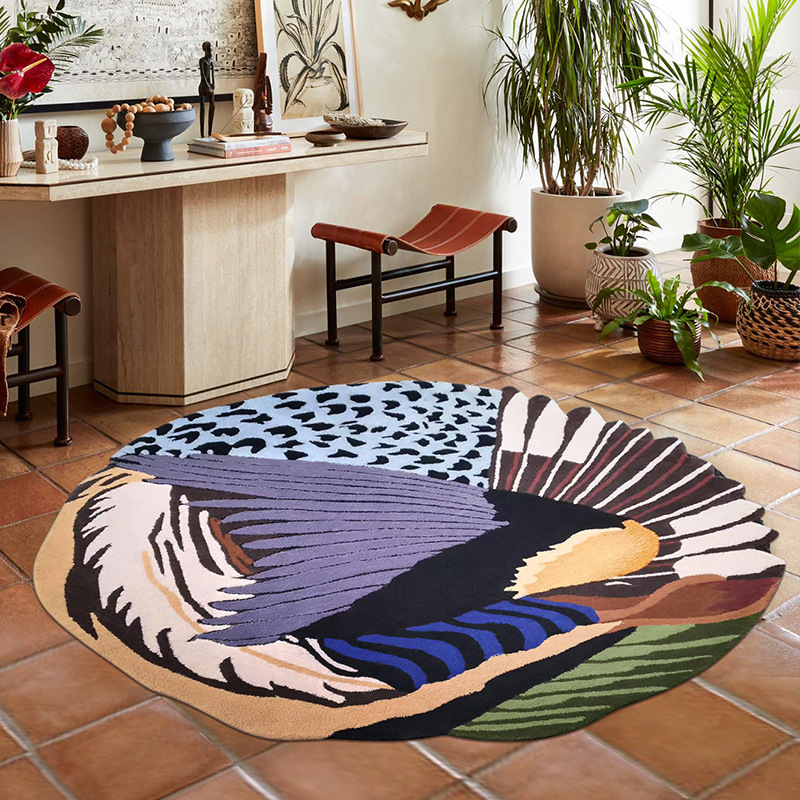 Fábrica de fuente de alfombra doméstica de alta gama gruesa sala de estar fácil de cuidar dormitorio alfombra personalizada al por mayor