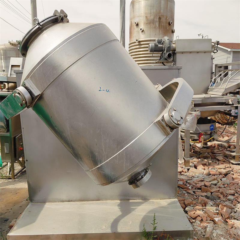 购销二手不锈钢三维混合机  化工式混合设备  翻转真空混料机