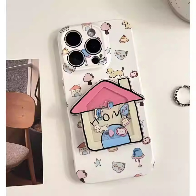 Shake House Compatible Phone Case for Vivoiq0015, Oppofindx9 High Aesthetic Value 500 Niche Girl-Style Stand Shake House Compatible Phone Case for Vivoiq0015, Oppofindx9 High Aesthetic Value 500 Niche Girl-Style Stand