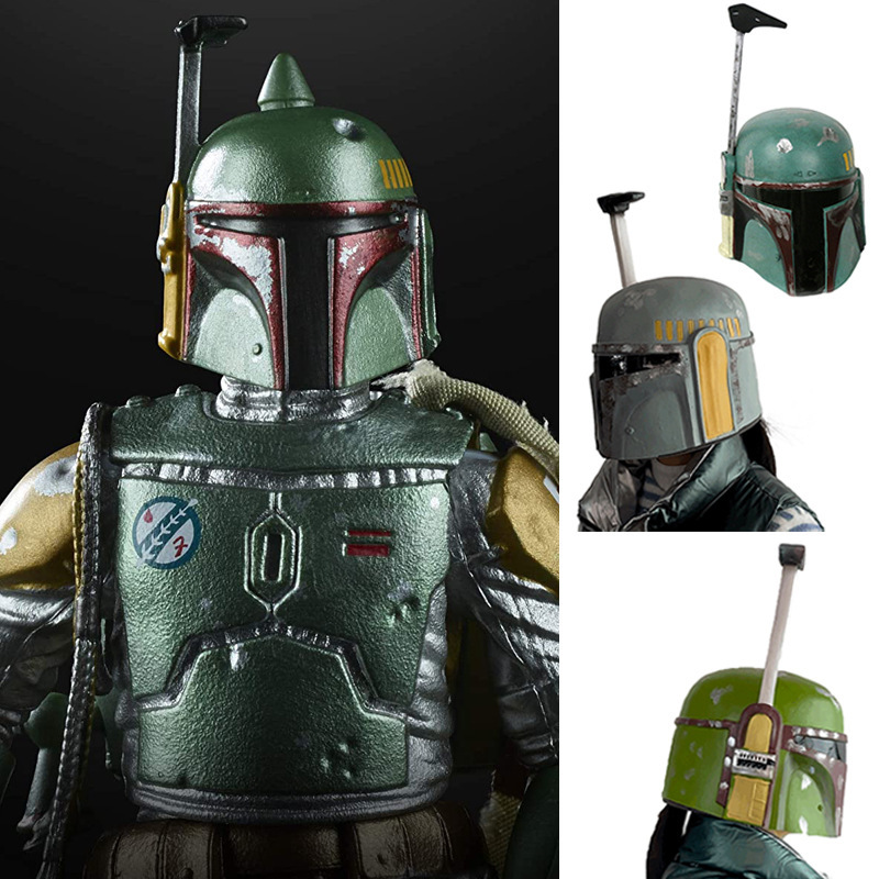 Star Wars mask Halloween masquerade party Boba Fett helmet film and television peripheral latex mask Star Wars mask Halloween masquerade party Boba Fett helmet film and television peripheral latex mask