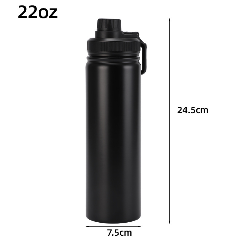 Transfronterizo 304 acero inoxidable espacio hervidor de vacío de doble capa taza de aislamiento de vacío de gran capacidad taza de agua deportiva portátil al aire libre al por mayor image 9