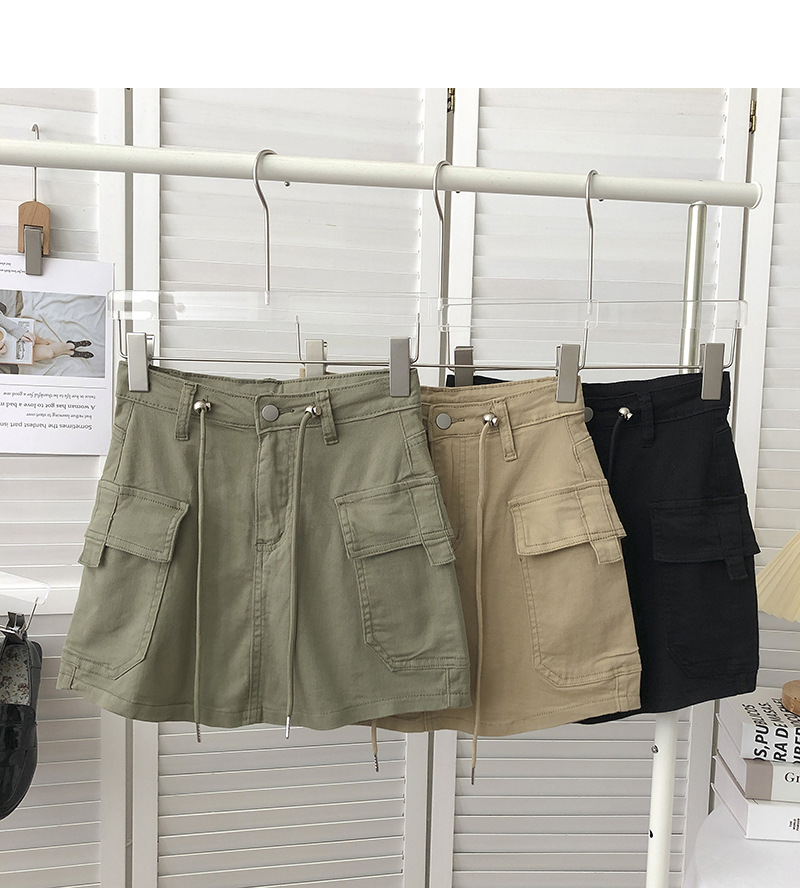236g Weight Above Knee Dress Length Type Hip Skirt Dresses Type Denim Fabric Type Mid Waist Waist Line Micro-Elastic Elasticity Holiday, Daily Occasion Regular Fit Fit Type Printing Pattern Summer, Spring Season Women's Gender Streetwear Style Slim High Waist Denim Skirt Women's Summer Retro Slim Short Skirt 11