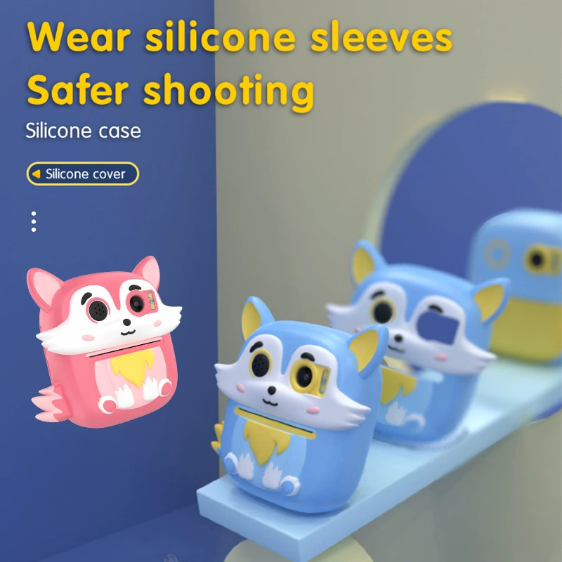 Polaroid, children's small camera, protective case, (Cross-border trading), fall protection