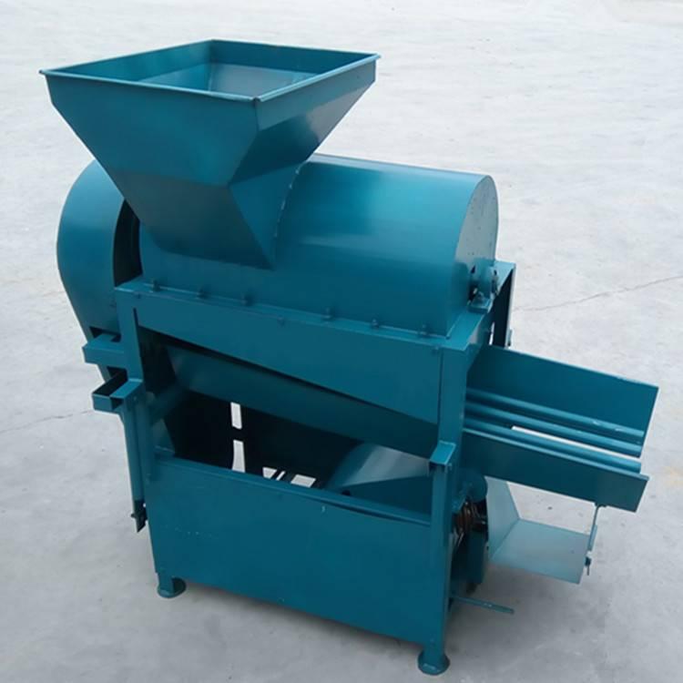 Máquina de descascar de castaña doméstica multifuncional horizontal descascar de castaña máquina de separación automática de castaña de pelo