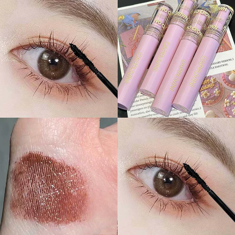 Lengthening curling mascara for eyelashes, base makeup primer, natural volume