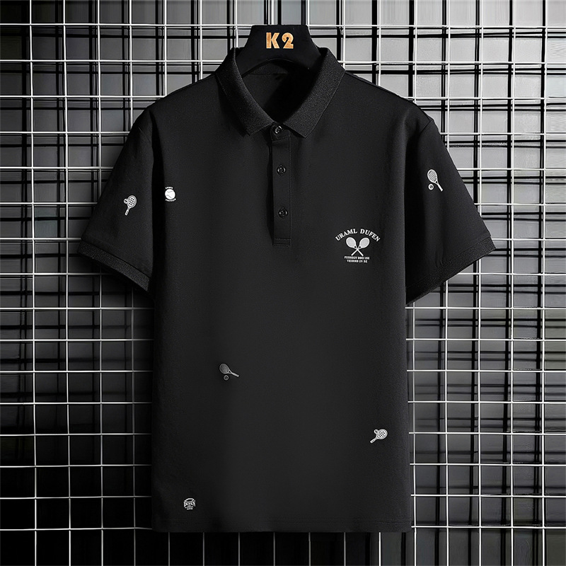 Polo de manga corta verano para hombres nueva tendencia hermosa camiseta casual de media manga para hombres más ropa de hombre de talla grande suelta