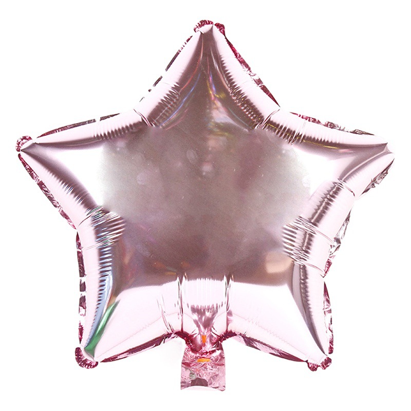 18 pulgadas estrella de cinco puntas amor globo de aluminio Decoración de cumpleaños propuesta de boda decoración estrella globo en forma de corazón