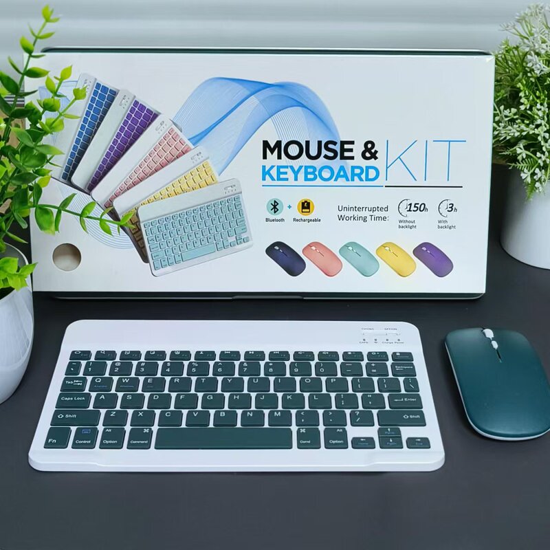 ワイヤレス Bluetooth キーボードとマウス セット IOS Android Honmeng 携帯電話タブレット ノートブック ユニバーサル タイピング キーボード|undefined
