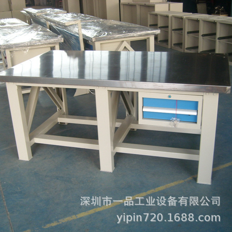 批发定制复合板平面双层工作台生产车间不锈钢打包台装配台检验台