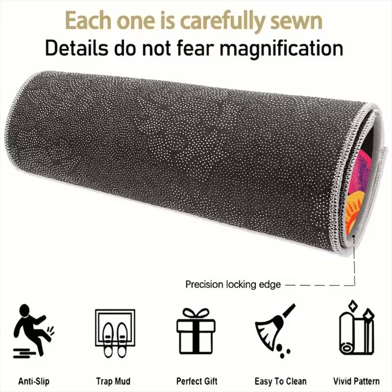 Universal car trunk mat, SUV trunk mat, decorative storage mat, dirt-resistant crystal velvet, cross-border mat, foot mat, blanket