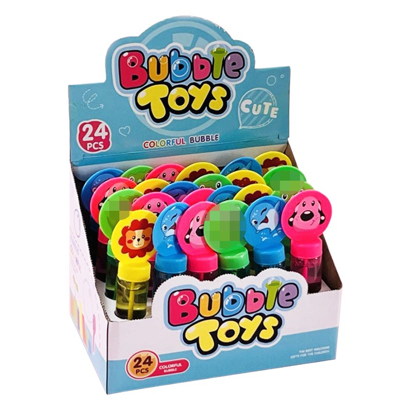 Burbuja de los niños que sopla el juguete burbuja de mano palo niños jardín de infantes niños y niñas suplemento de regalo agua líquida concentrada Mini