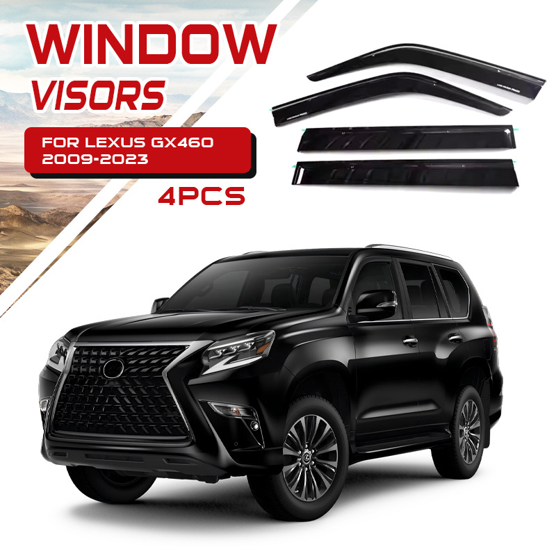 Visera para Ventana de Coche, Protector de Lluvia, Compatible con Lexus LX600 LX700 LX570 GX400 460