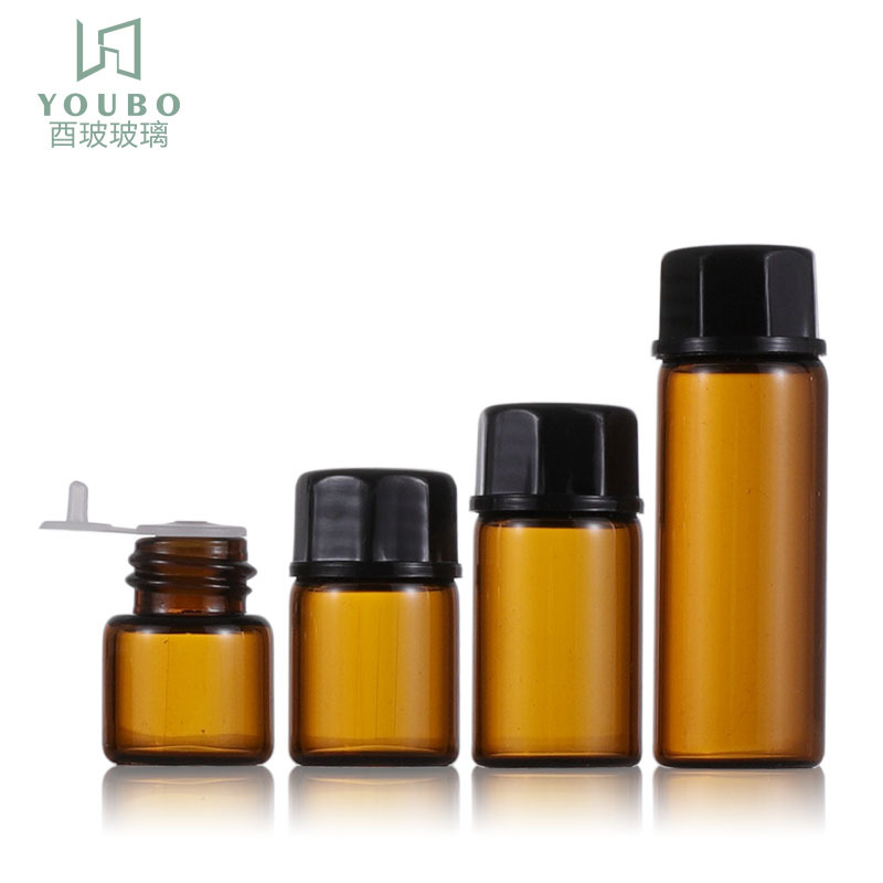 小精油瓶 1ml2ml3ml5ml小样瓶拍拍瓶玻璃瓶分装瓶便携精油瓶