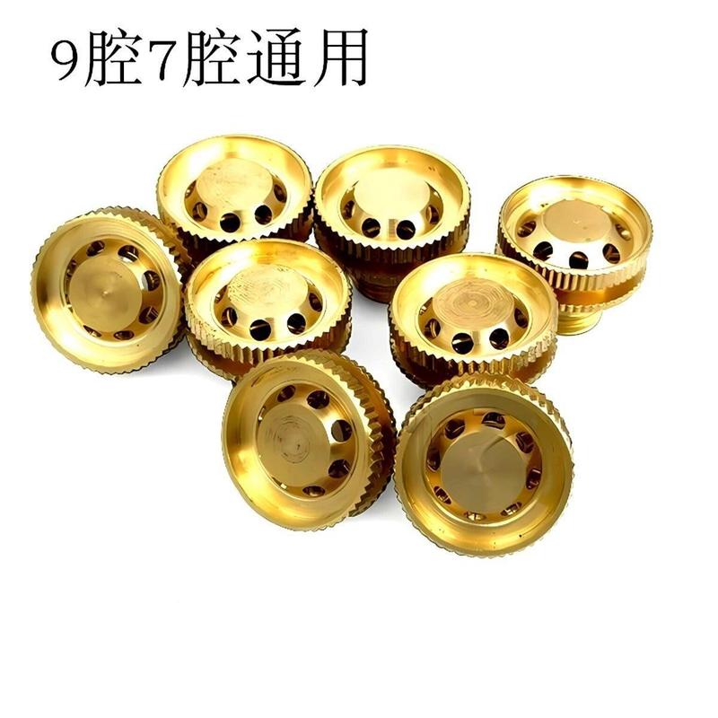 猛火配件头炉分火器小火芯火盖火帽燃气灶煤气灶通用喷火九腔火盖|undefined