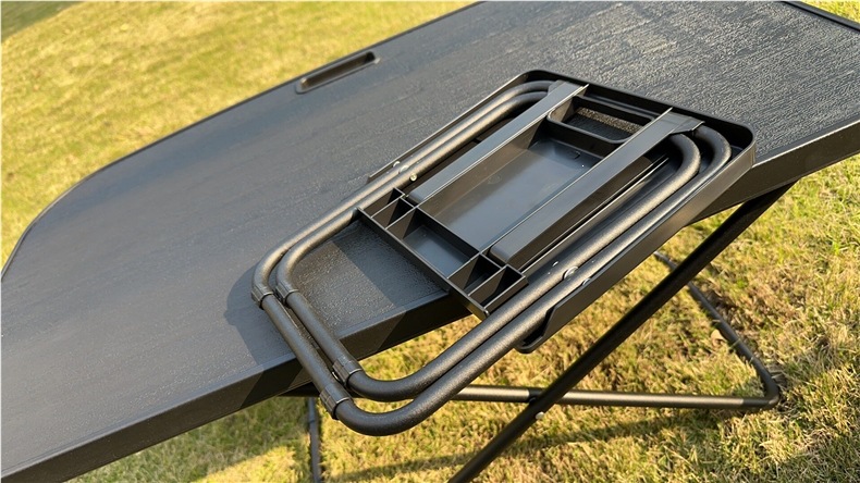 Suitable for Tesla Model Y3 New 3-Trunk Compartment Small Folding Table Board with Integrated Stool for Outdoor Camping