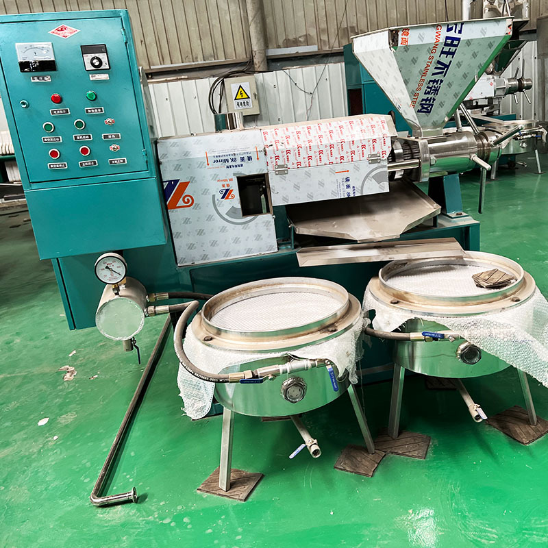 油坊核桃大豆冷榨榨油机 大型榨菜籽花生油设备 全自动螺旋榨油机