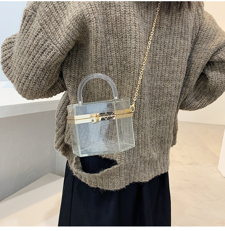 Fashion Simple Acrylic Transparent Bag display picture 11