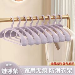 広い肩のハンガーを太くして、滑り止めのない家庭用のハンガーを太くして、厚い服の棚の服を支えて、肩の角の服を防ぎます。