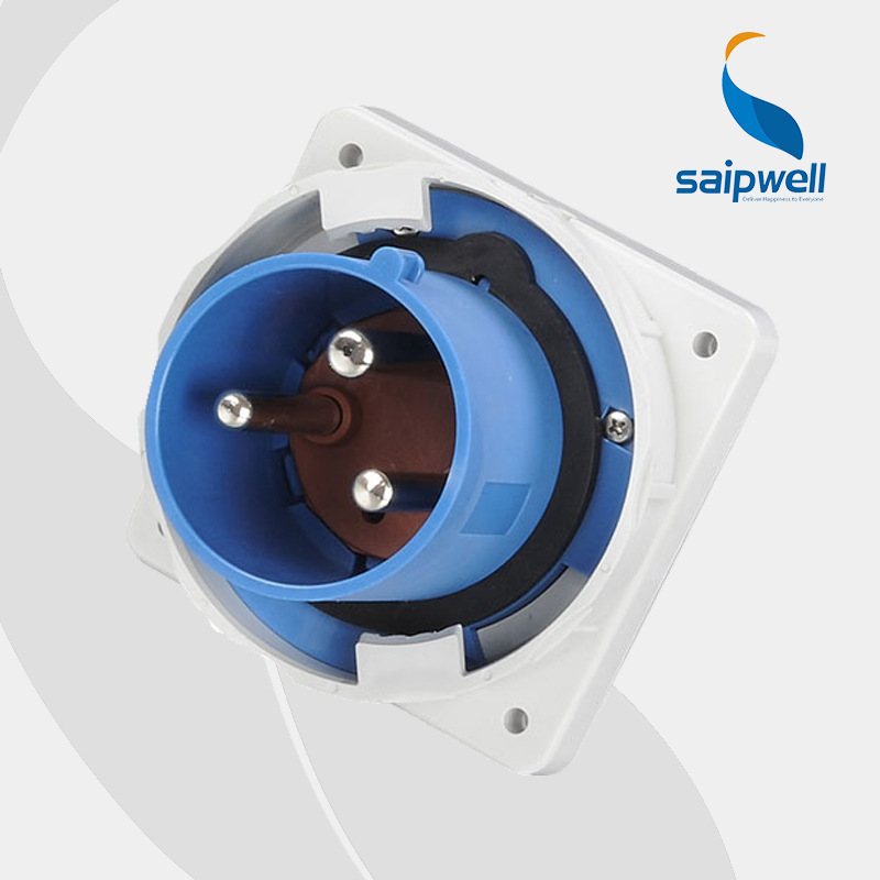 斯普威尔斯普威尔供应3芯防水工业插头 SP-3665 IP67 3P 125A工业