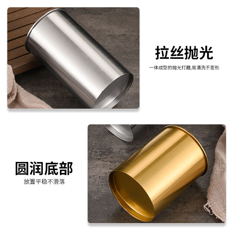 不锈钢签桶收纳盒烧烤签筒回收竹签筒筷子桶商用火锅串串竹签子桶|undefined
