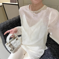南油卸売り2025年春の新型天糸底シャツ女性の上着はカジュアルでシンプルなファッション